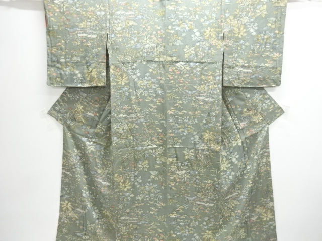 JAPANESE KIMONO / KOMON / HOUSE SCENERY & PLANT 